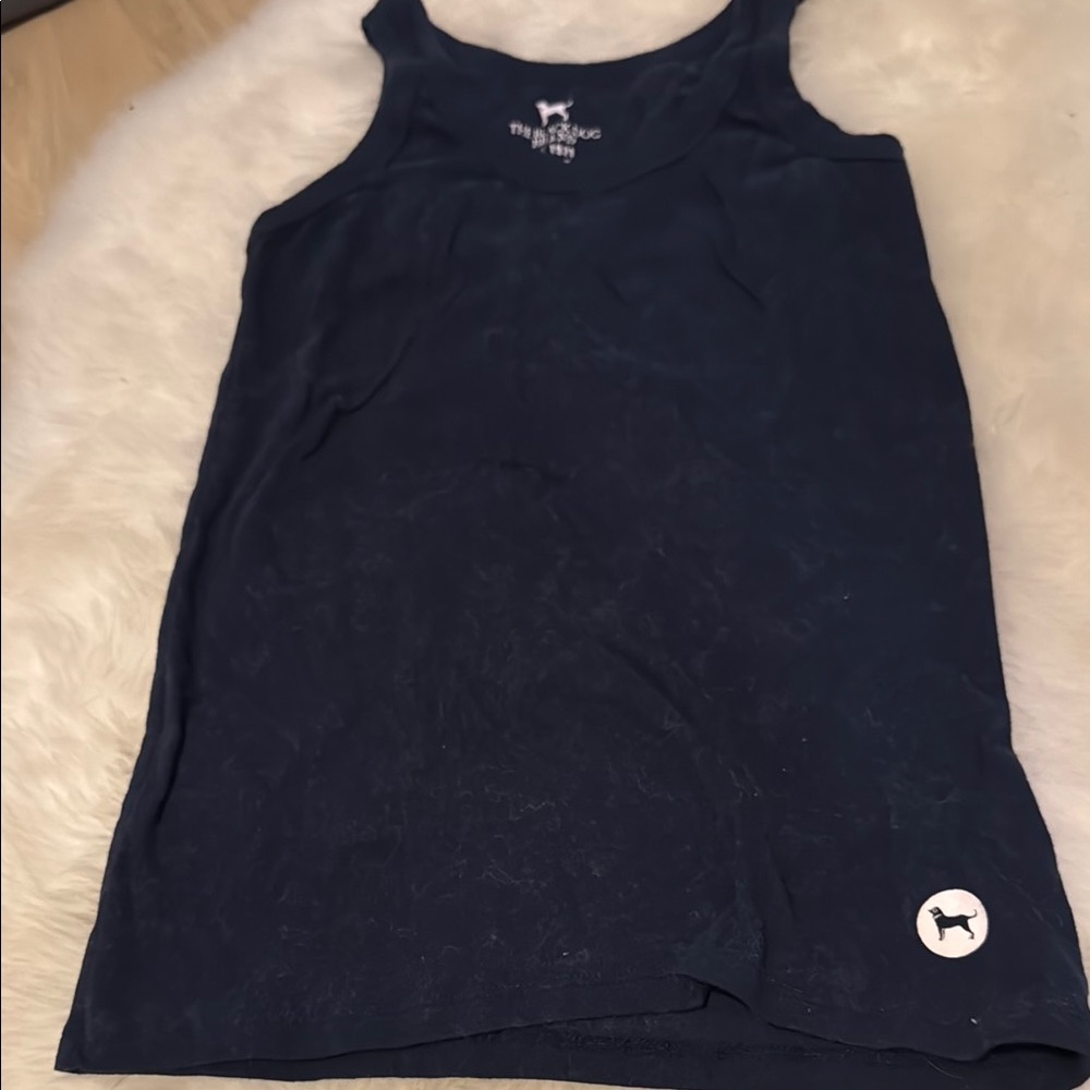 The Black Dog Multicolored Scoop Neck Sleeveless Tank Top. AS-IS